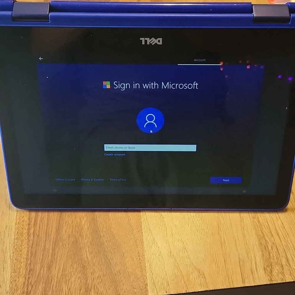 Dell Inspiron laptop with touch screen